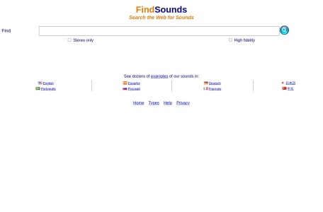 FindSounds网页截图,FindSounds网页快照