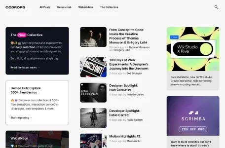 Codrops网页截图,Codrops网页快照