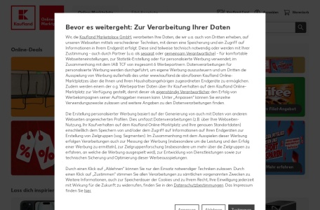 Kaufland德国网页截图,Kaufland德国网页快照