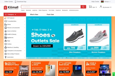 Kilimall网页截图,Kilimall网页快照