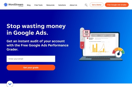 WordStream Keyword,WordStream Keyword官网截图,用于SEO和PPC关键字列表构建的免费关键字工具