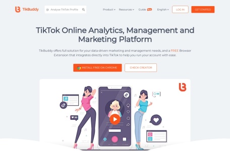Tikbuddy网页截图,Tikbuddy网页快照