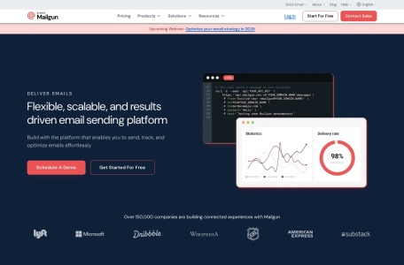 Mailgun,Mailgun官网截图,简便高效的邮件发送云服务，可免费试用