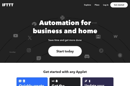 IFTTT-任务自动化网页截图,IFTTT-任务自动化网页快照