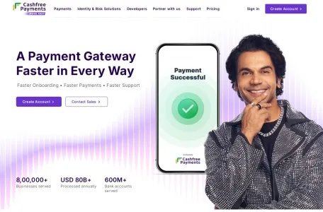 Cashfree网页截图,Cashfree网页快照