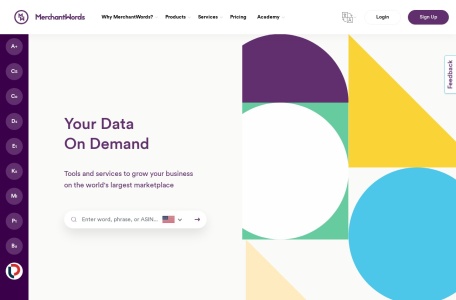 MerchantWords网页截图,MerchantWords网页快照