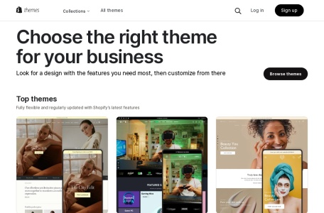 主题商城网页截图,主题商城网页快照