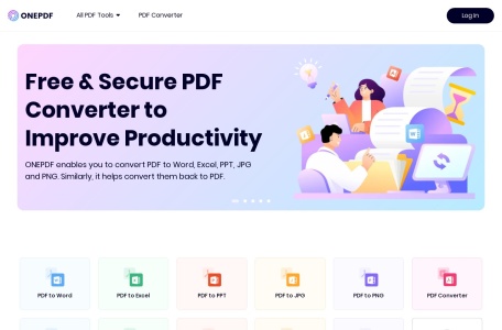 OnePDF网页截图,OnePDF网页快照
