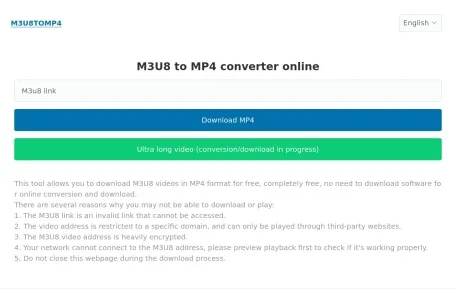 m3u8在线转换mp4下载网页截图,m3u8在线转换mp4下载网页快照