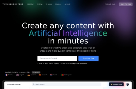 Thundercontent网页截图,Thundercontent网页快照
