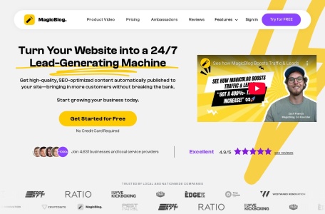 MagicBlog网页截图,MagicBlog网页快照