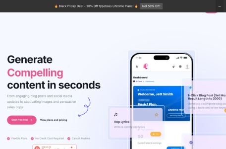 Typeboss网页截图,Typeboss网页快照