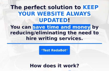 RedaBot,RedaBot官网截图,RedaBot是一款虚拟写手，可以帮助您轻松创建SEO优化的网站内容。