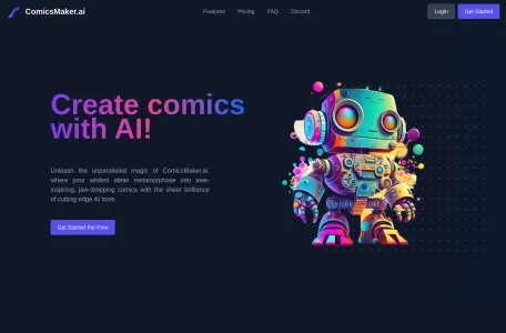 ComicsMaker.ai网页截图,ComicsMaker.ai网页快照