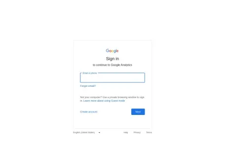 Google分析网页截图,Google分析网页快照