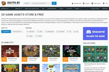 CraftPix网页截图,CraftPix网页快照