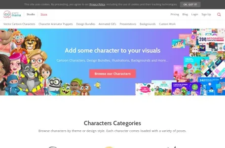 Graphicmama网页截图,Graphicmama网页快照