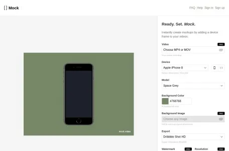 mock.video网页截图,mock.video网页快照