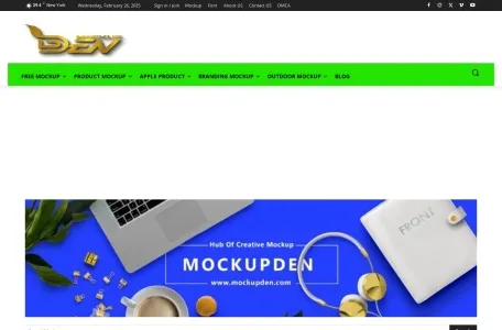 Mockupden网页截图,Mockupden网页快照