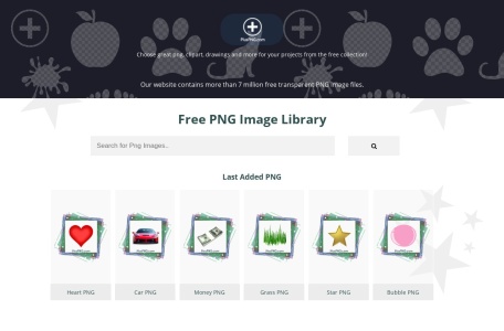 PlusPNG网页截图,PlusPNG网页快照