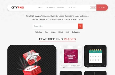 CityPNG网页截图,CityPNG网页快照