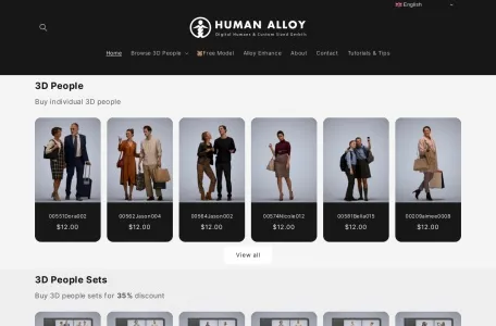 HumanAlloy网页截图,HumanAlloy网页快照