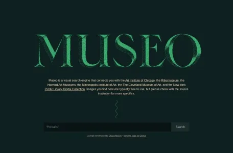 Museo网页截图,Museo网页快照