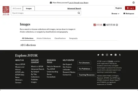 Artstor网页截图,Artstor网页快照