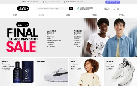 Dafiti网页截图,Dafiti网页快照