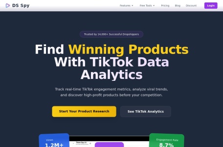 Dropship,Dropship官网截图,速卖通选品工具，竞争对手分析，助您找到差异化产品