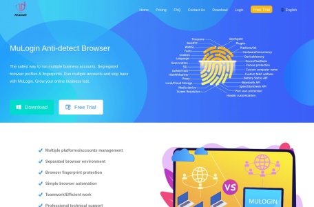 MuLogin网页截图,MuLogin网页快照