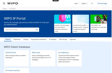 wipo马德里商标网页截图,wipo马德里商标网页快照