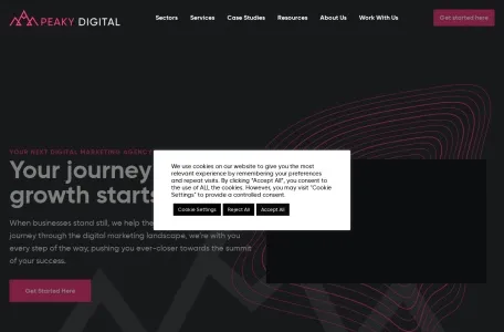 PeakyDigital网页截图,PeakyDigital网页快照