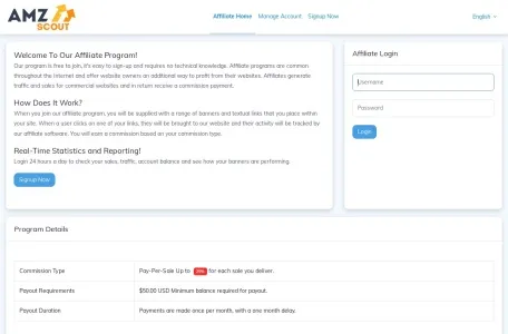 AMZScout网页截图,AMZScout网页快照