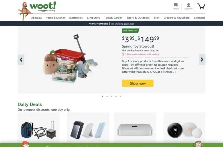 Woot 美国网页截图,Woot 美国网页快照