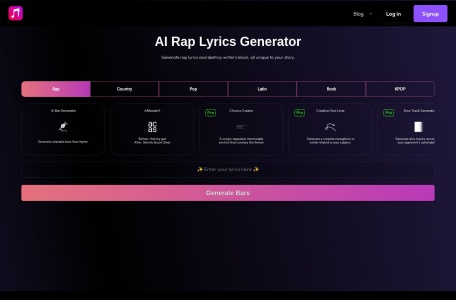 Fye.ai – Ai Rap Assistant,Fye.ai – Ai Rap Assistant官网截图,Fye.ai以全新方式创建说唱音乐、艺术作品和协作。