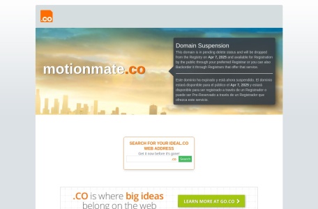 MotionMate网页截图,MotionMate网页快照