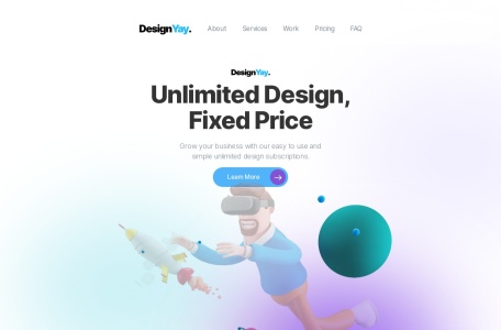 DesignYay,DesignYay官网截图,DesignYay是一家无限设计订阅机构，通过提供出色的设计帮助企业成长。