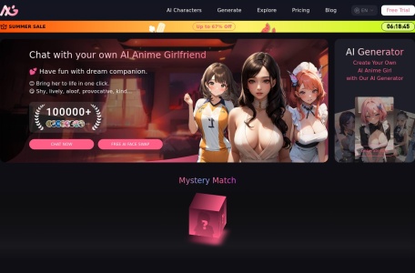 AI Anime Girl Studio,AI Anime Girl Studio官网截图,最好的免费在线AI图片生成器，受到AI生成的动漫艺术的启发，在AnimegirlStudio，这是一个免费的动漫AI生成器，任何人都可以创建自己的AI动漫艺术。使用我们的动漫AI轻松生成令人惊叹的动漫艺术。