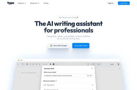 Type.ai网页截图,Type.ai网页快照