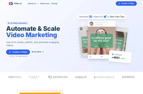 Vidon.ai网页截图,Vidon.ai网页快照