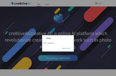 Cre8tiveAI,Cre8tiveAI官网截图,cre8tiveAI是一个基于人工智能的SaaS平台，提供各种照片和插图编辑工具。它利用人工智能技术，特别是深度学习，为自动绘制、分辨率增强、剪裁、分层和色彩校正等任务提供快速高效的解决方案。