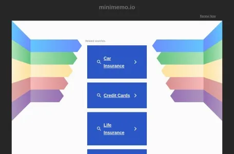 Minimemo网页截图,Minimemo网页快照