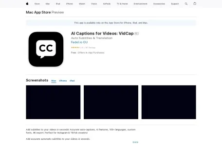 VidCap网页截图,VidCap网页快照