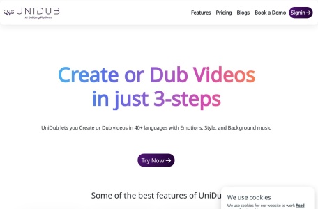 UniDub.co网页截图,UniDub.co网页快照