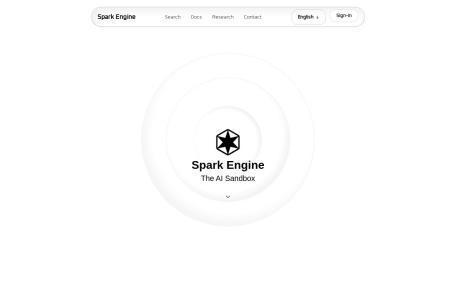 Spark Engine网页截图,Spark Engine网页快照