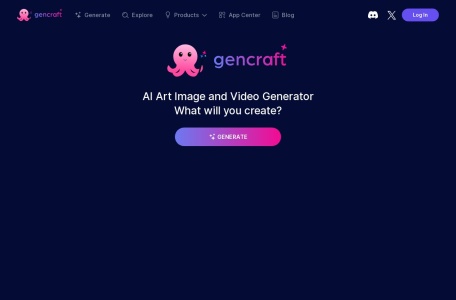 Gencraft网页截图,Gencraft网页快照
