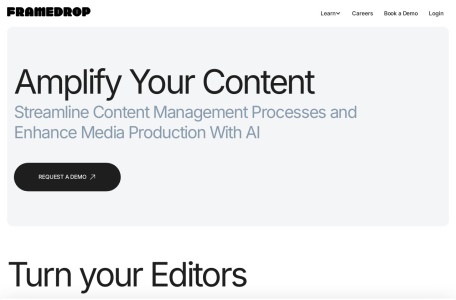 framedrop.ai,framedrop.ai官网截图,Framedrop 是一个AI工具，旨在自动检测各种视频内容中的精彩片段，并将其转换为适合 TikTok、YouTube Shorts 和 Instagram Reels 的短视频。它的目的是帮助内容创作者节省时间，并通过简化视频剪辑过程增强观众的参与度。