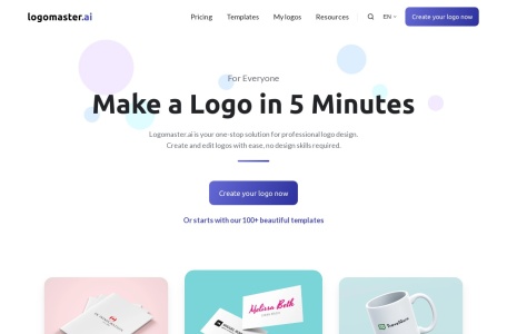 Logomaster.ai网页截图,Logomaster.ai网页快照