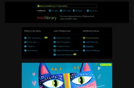 Midlibrary网页截图,Midlibrary网页快照
